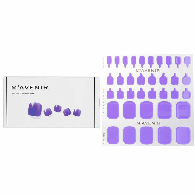 Mavenir  Nail Sticker (Purple) - # Dawn Pedi   36pcs