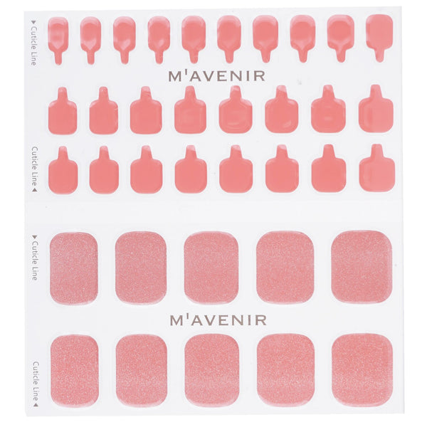 Mavenir  Nail Sticker (Pink) - # Salmon Coral Pedi   36pcs