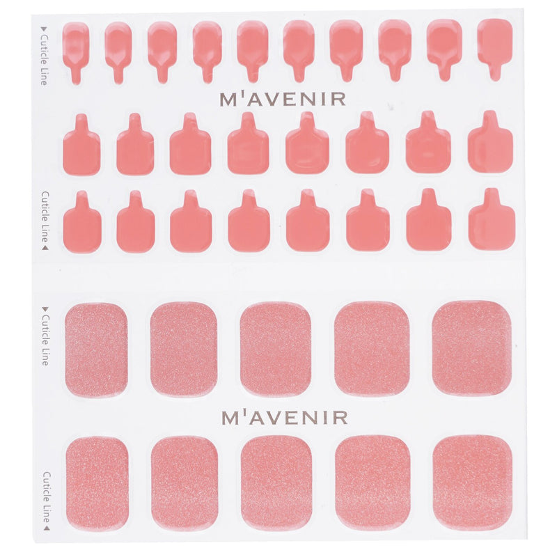 Mavenir  Nail Sticker (Pink) - # Salmon Coral Pedi   36pcs