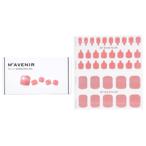 Mavenir  Nail Sticker (Pink) - # Salmon Coral Pedi   36pcs