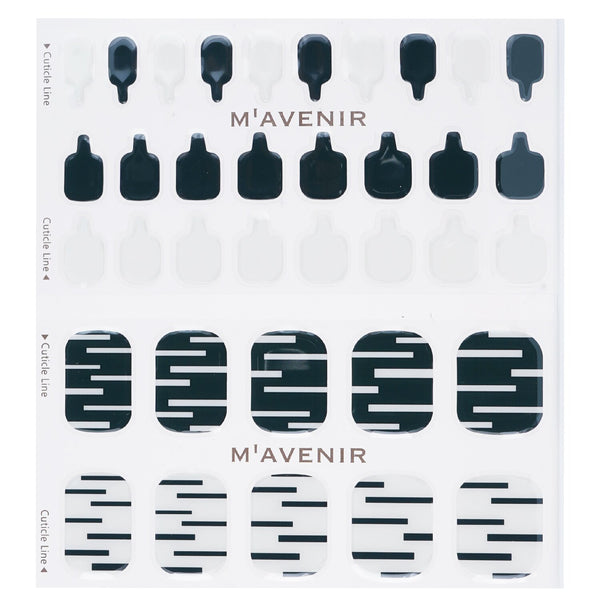 Mavenir  Nail Sticker (Patterned) - # Modern Line Pedi   36pcs