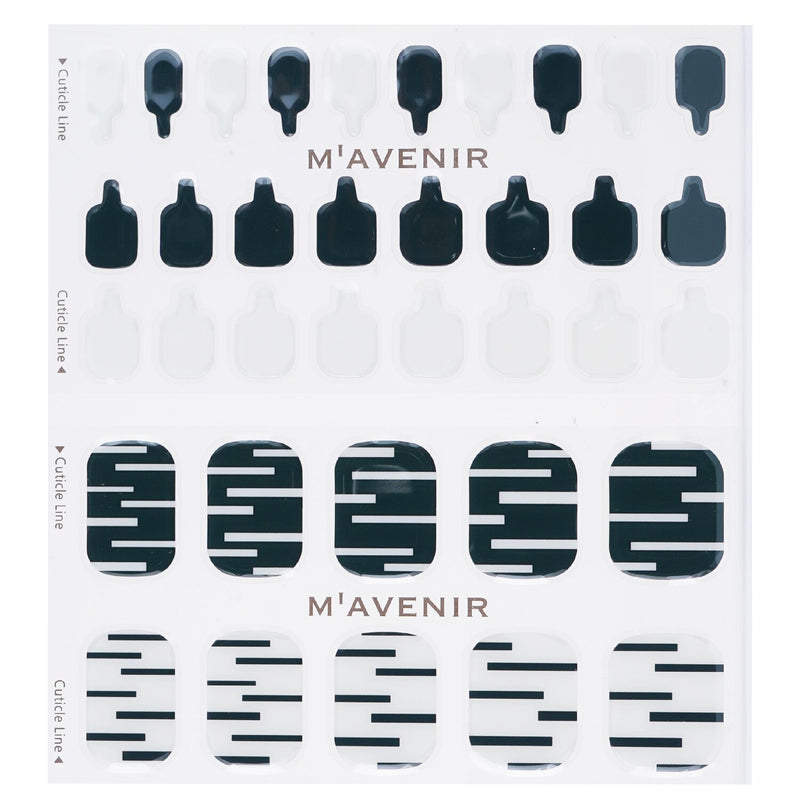 Mavenir  Nail Sticker (Patterned) - # Modern Line Pedi   36pcs