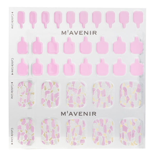 Mavenir  Nail Sticker (Pink) - # Pink Shell Pedi   36pcs