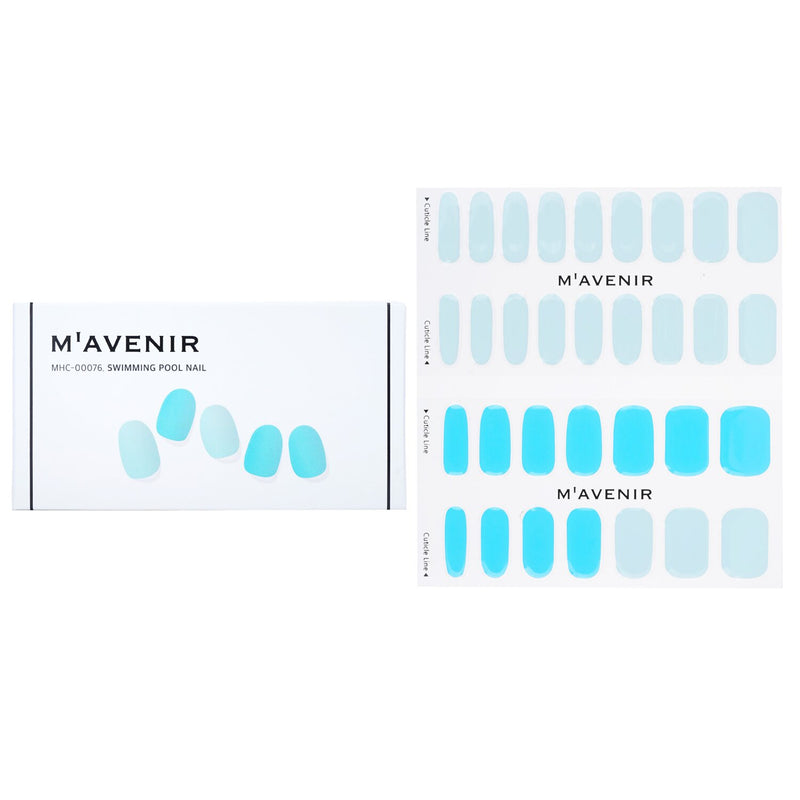Mavenir  Nail Sticker (Blue) - # Swimming Pool Nail   32pcs