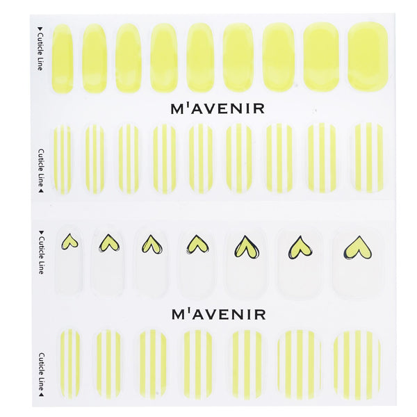 Mavenir  Nail Sticker (Yellow) - # Cheer Love Nail   32pcs