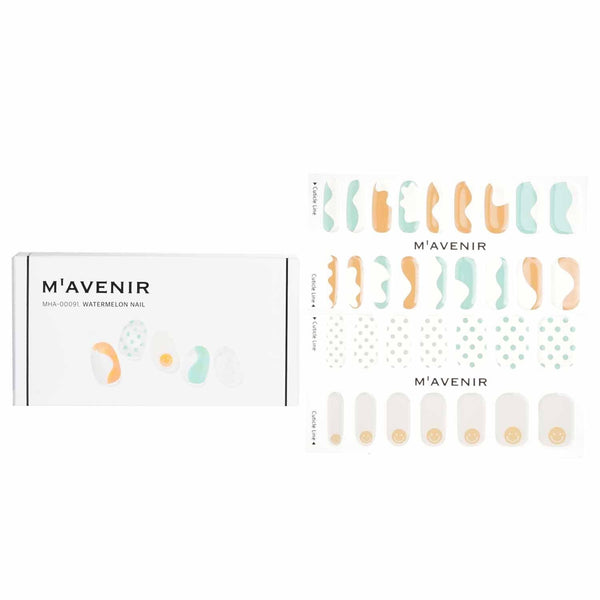 Mavenir  Nail Sticker (Patterned) - # Watermelon Nail   32pcs