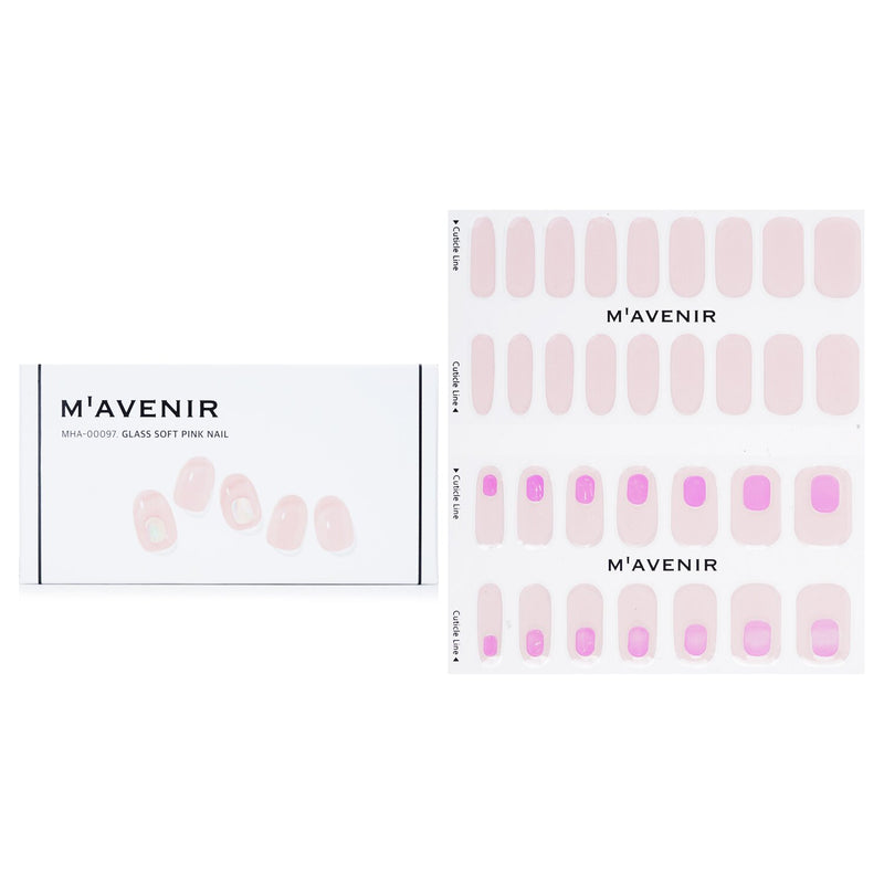 Mavenir  Nail Sticker (Pink) - # Glass Soft Pink Nail   32pcs