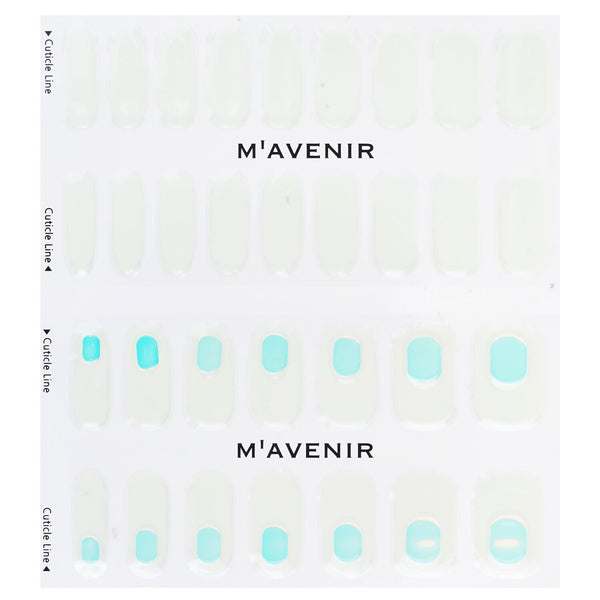 Mavenir  Nail Sticker (Green) - # Glass Neon Green Nail   32pcs