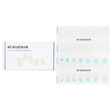 Mavenir  Nail Sticker (Green) - # Glass Neon Green Nail   32pcs