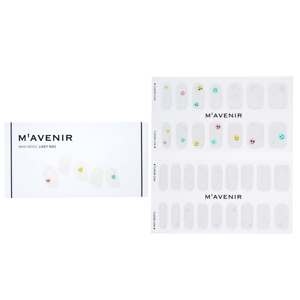 Mavenir  Nail Sticker (White) - # Likey Nail   32pcs