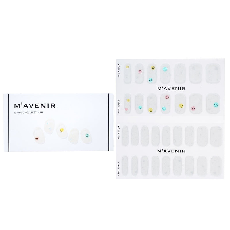 Mavenir  Nail Sticker (White) - # Likey Nail   32pcs