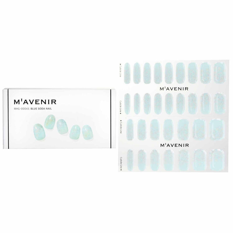 Mavenir  Nail Sticker (Blue) - # Blue Soda Nail   32pcs