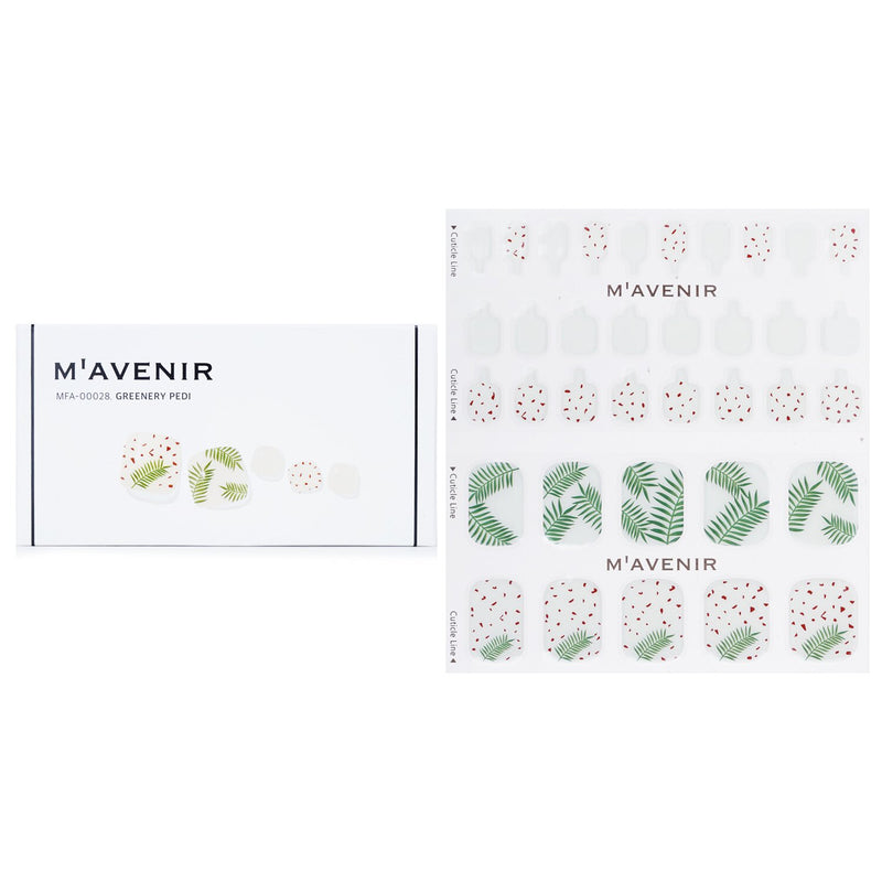 Mavenir  Nail Sticker (Patterned) - # Greenery Pedi   36pcs
