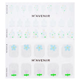 Mavenir  Nail Sticker (White) - # Small Garden Pedi   36pcs