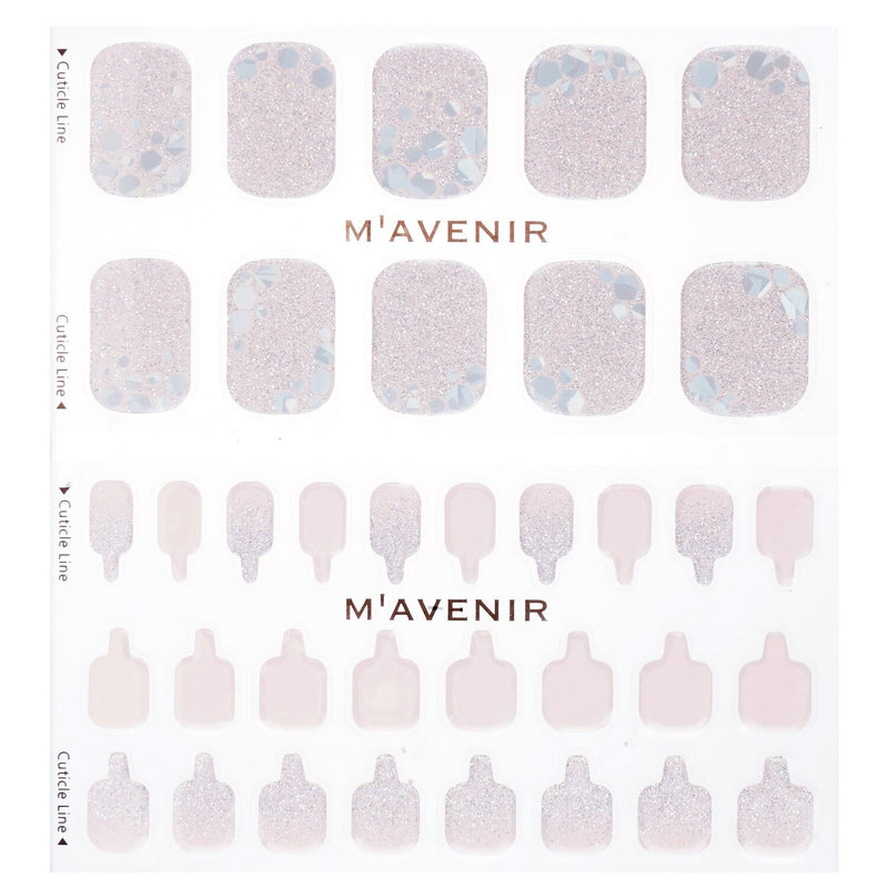 Mavenir  Nail Sticker (Assorted Colour) - # Soft Shell Pedi   36pcs