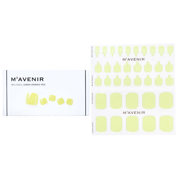 Mavenir  Nail Sticker (Yellow) - # Lemon Crumble Pedi   36pcs