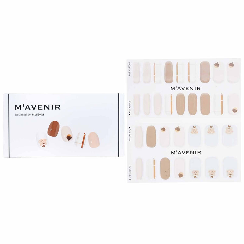 Mavenir  Nail Sticker (Assorted Colour) - # Eating Squirrel Nail   32pcs