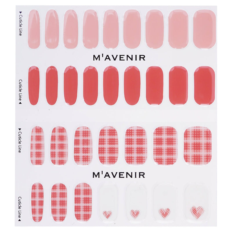 Mavenir  Nail Sticker (Pink) - # Glen Check Antique Pink Nail   32pcs