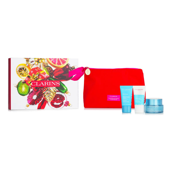 クラランス  Hydra-Essentials Collection   3pcs+1bag