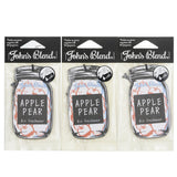 John's Blend  Air Freshener - Apple Pear   3pcs