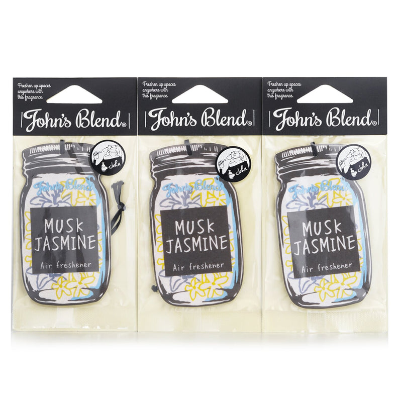 John's Blend  Air Freshener - Musk Jasmine   3pcs