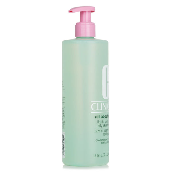 クリニーク  All About Clean Liquid Facial Soap Oily Skin Formula (Combination Oily to Oily Skin)   400ml/13.5oz