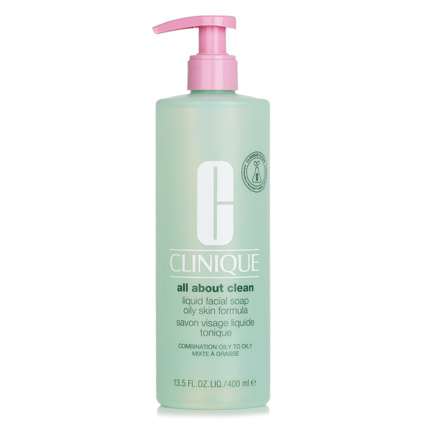 クリニーク  All About Clean Liquid Facial Soap Oily Skin Formula (Combination Oily to Oily Skin)   400ml/13.5oz