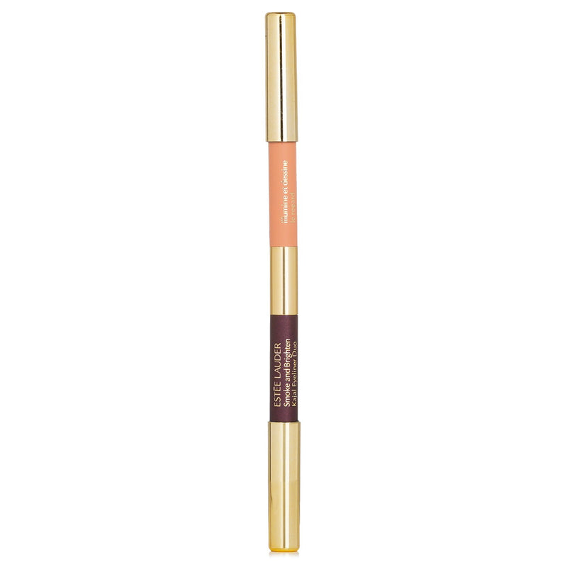 エスティ ローダー  Smoke And Brighten Kajal Eyeliner Duo - # 02 Bordeaux / 02 Ivory   5g/0.02oz