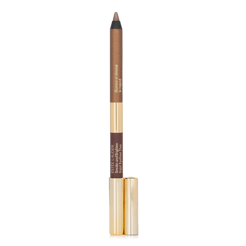 エスティ ローダー  Smoke And Brighten Kajal Eyeliner Duo - # Dark Chocolate / Rich Bronze   0.5g/0.02oz