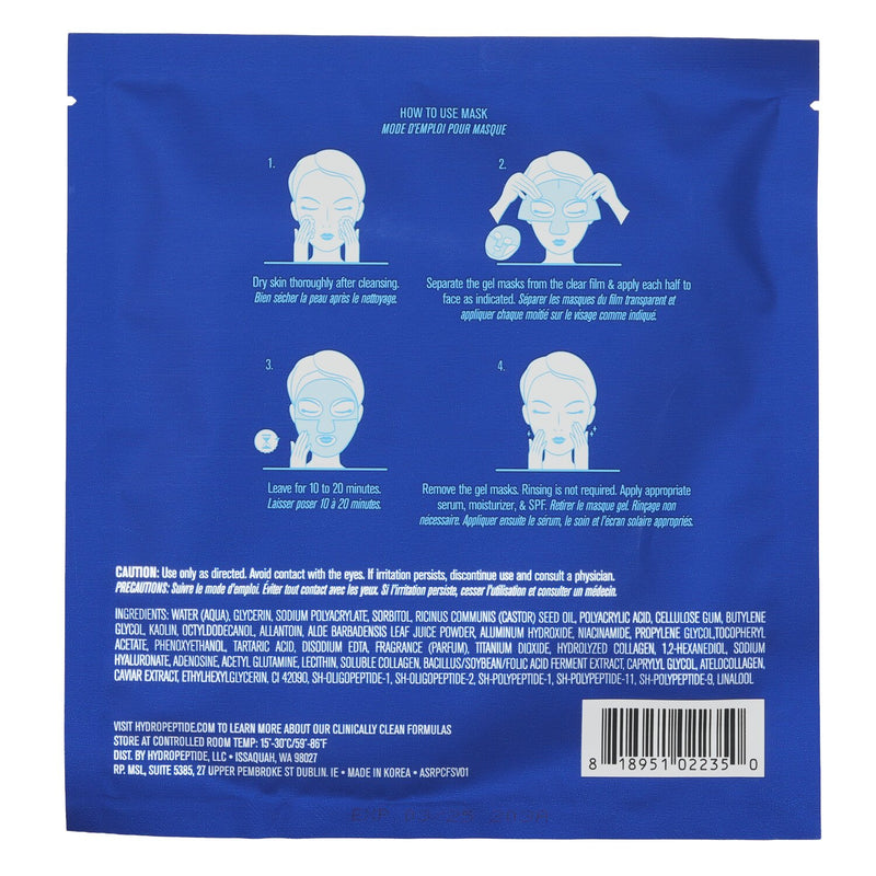 ハイドロペプチド  PolyPeptide Collagel+ Line Lifting Hydrogel Mask For Face Anti Wrinkle   4 Treatments