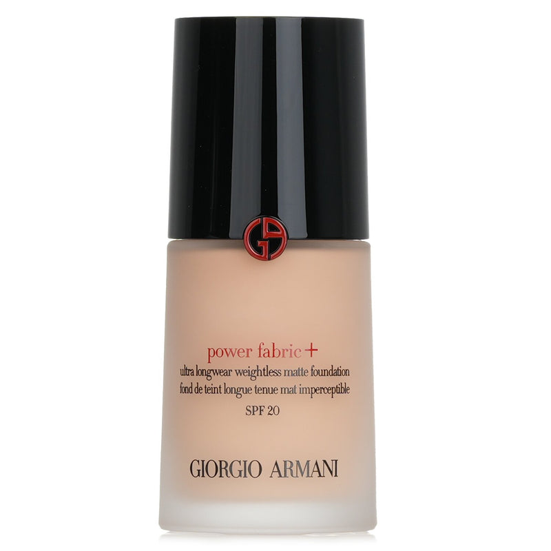 ジョルジオ アルマーニ  Power Fabric+ Ultra Longwear Weightless Matte Foundation SPF 20 - # 2.5   30ml/1oz