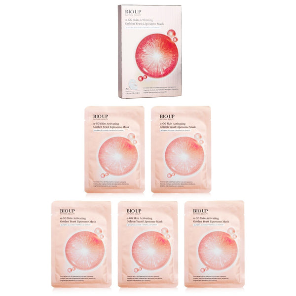 ナチュラル ビューティ  BIO UP a-GG Skin Activating Golden Yeast Liposome Mas   5x25ml/0.84oz