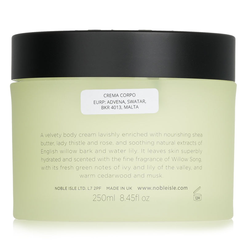 Noble Isle  Willow Song Body Cream   250ml/8.45oz