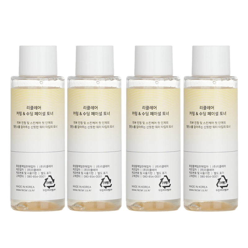 Reclar  Calming & Soothing Facial Toner   4x50ml