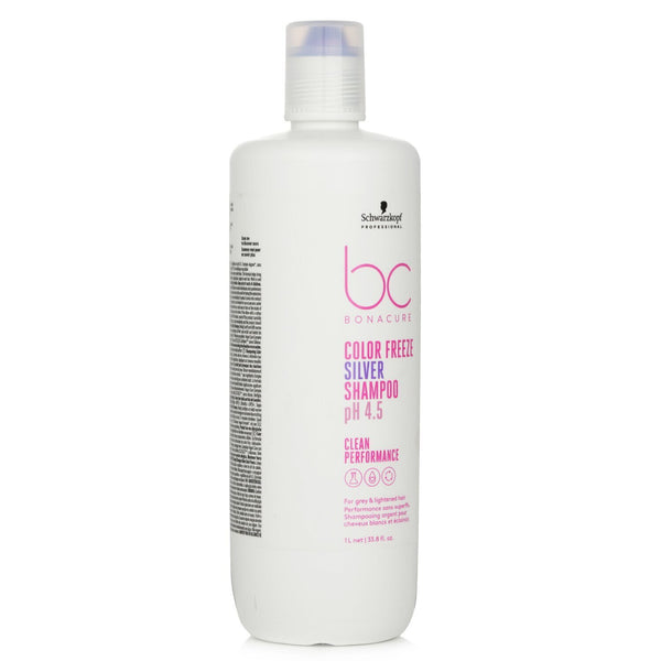 シュワルツコフ  BC Bonacure pH 4.5 Color Freeze Silver Shampoo (For Grey & Lightened Hair)   1000ml/33.8oz