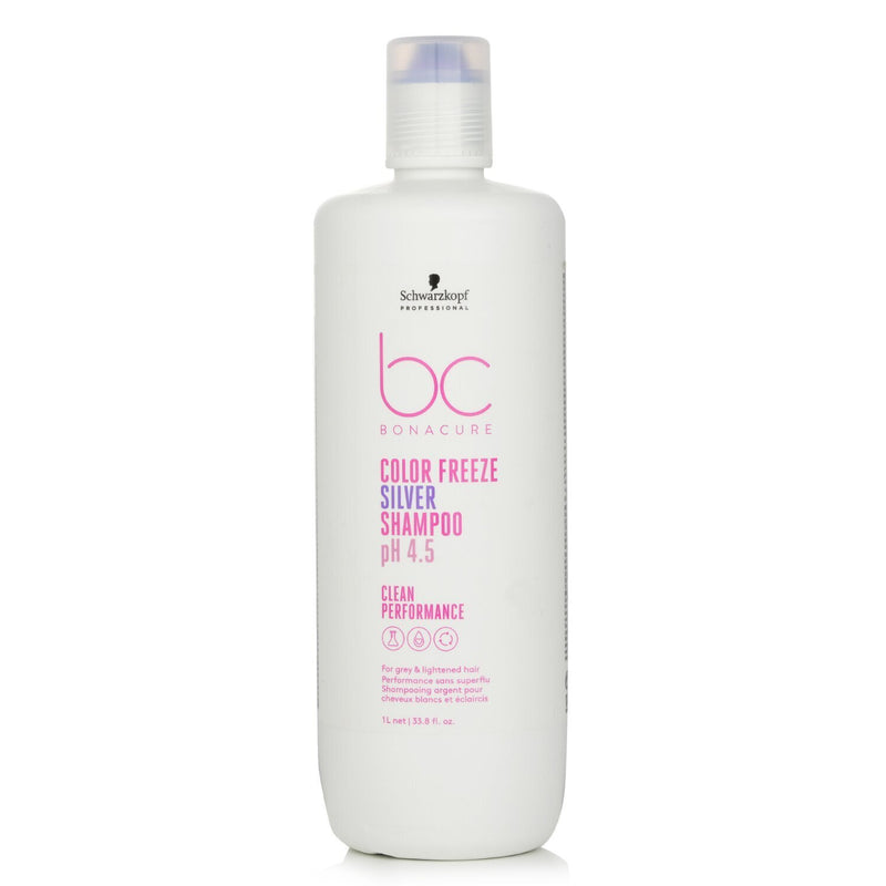 シュワルツコフ  BC Bonacure pH 4.5 Color Freeze Silver Shampoo (For Grey & Lightened Hair)   1000ml/33.8oz