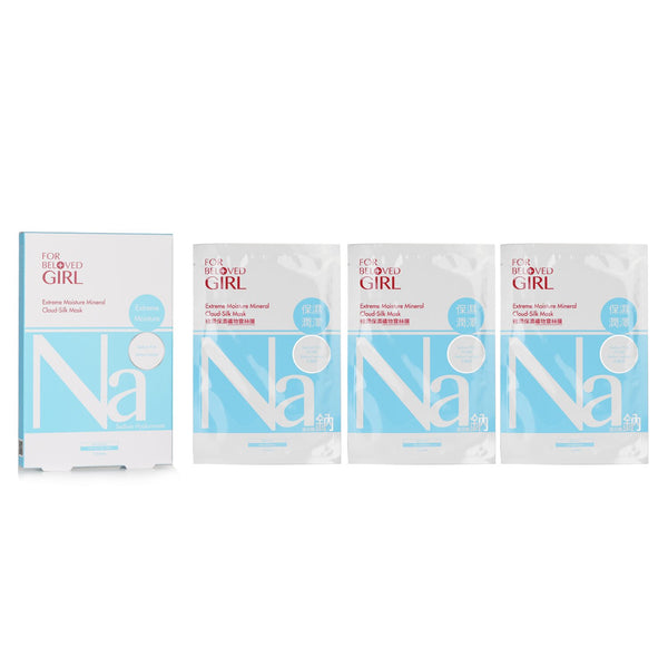 フォービーラブドワン  For Beloved Girl Extreme Moisture Mineral Cloud-Silk Mask   3sheets