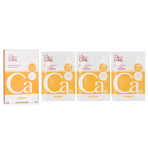 フォービーラブドワン  For Beloved Girl Skin Renewal Mineral Cloud-Silk Mask   3sheets