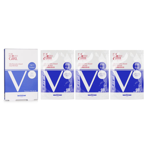 フォービーラブドワン  For Beloved Girl Puffy Elimination Mineral Cloud-Silk Mask   3sheets