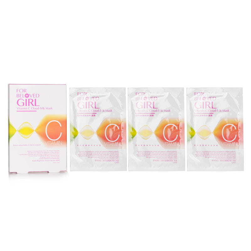 フォービーラブドワン  For Beloved Girl Vitamin C Cloud-Silk Mask   3sheets