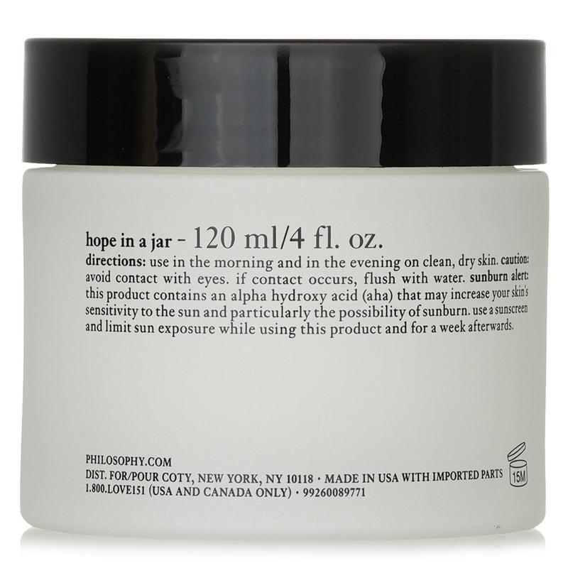 フィロソフィー  Hope In A Jar Smooth-glow Multi-tasking Moisturizer   120ml/4oz