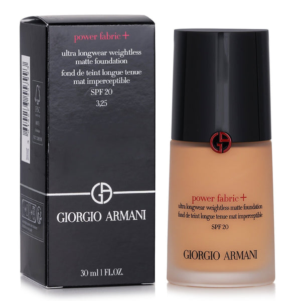 ジョルジオ アルマーニ  Power Fabric+ Ultra Longwear Weightless Matte Foundation SPF 20 - # 3.25   30ml/1oz