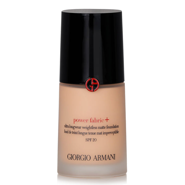 ジョルジオ アルマーニ  Power Fabric+ Ultra Longwear Weightless Matte Foundation SPF 20 - # 4.75   30ml/1oz