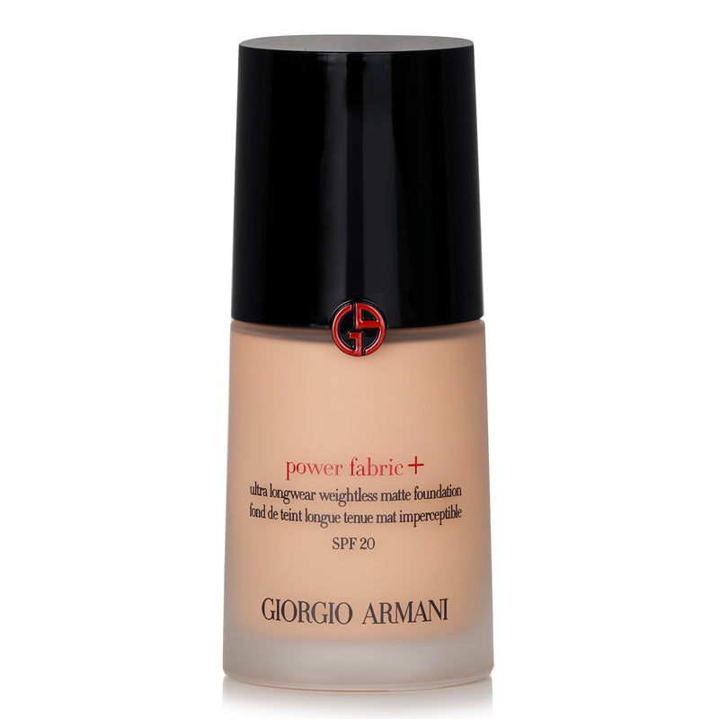 ジョルジオ アルマーニ  Power Fabric+ Ultra Longwear Weightless Matte Foundation SPF 20 - # 4.75   30ml/1oz