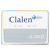 Clalen  1 Day Ultra-Soo Clear Contact Lenses -2.00   30pcs