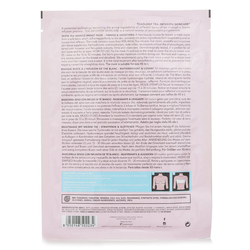 Teaology  White Tea Miracle Breast Firming & Smoothing Mask   45ml/1.52oz
