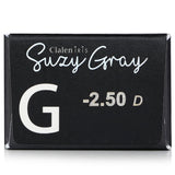Clalen  1 Day Iris Suzy Gray Color Contact Lenses -2.50   30pcs