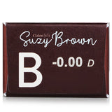 Clalen  1 Day Iris Suzy Brown Color Contact Lenses -0.00   30pcs
