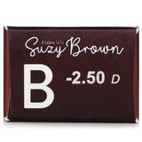 Clalen  1 Day Iris Suzy Brown Color Contact Lenses - - 2.50   30pcs
