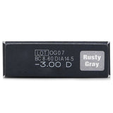 Pia  Lilmoon Rusty Gray 1 Day Color Contact Lenses - - 3.00   10pcs